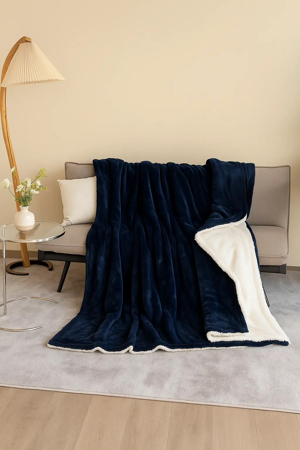 Plaid en Sherpa Luna Home Ma boutique