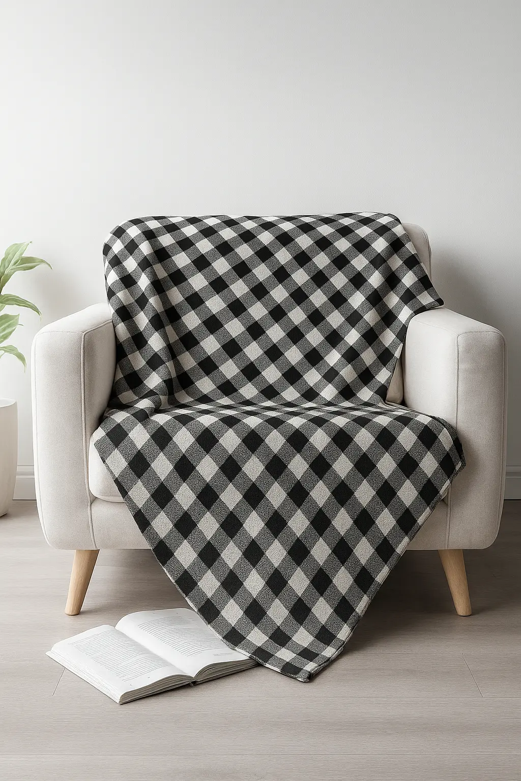 Plaid à Carreaux Luna Home Ma boutique
