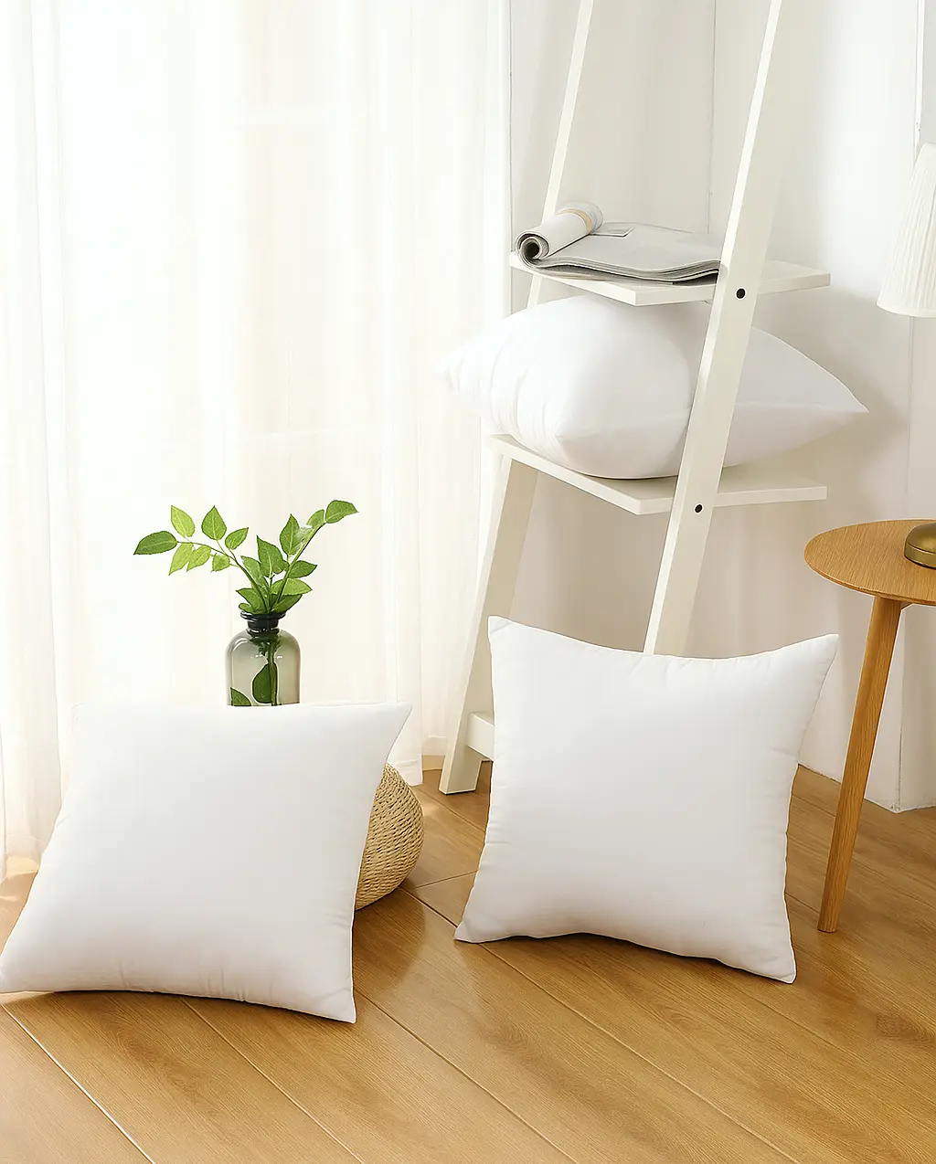 Coussin Luna Home – Blanc intemporel & confort moelleux Ma boutique