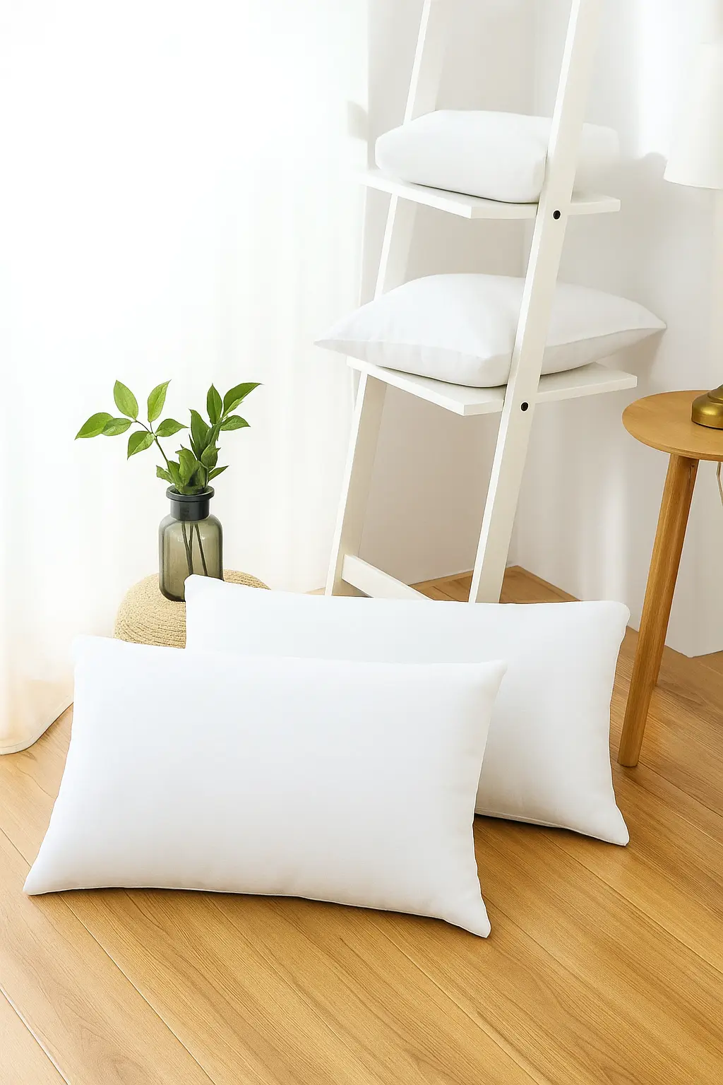 Coussin Luna Home – Blanc intemporel & confort moelleux Ma boutique
