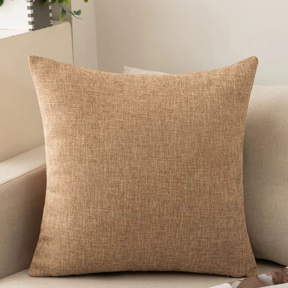 Housse pour coussin en Lin Luna Home – Naturelle, respirante & élégante Ma boutique