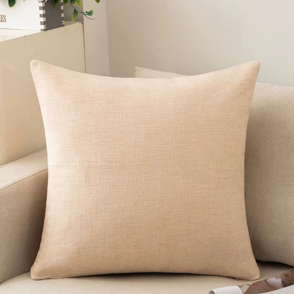 Housse pour coussin en Lin Luna Home – Naturelle, respirante & élégante Ma boutique