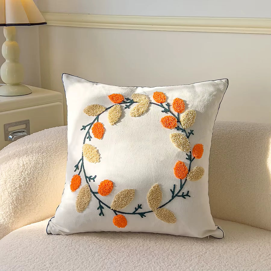 Housse Brodée Luna Home – Motifs naturels & finition premium Ma boutique