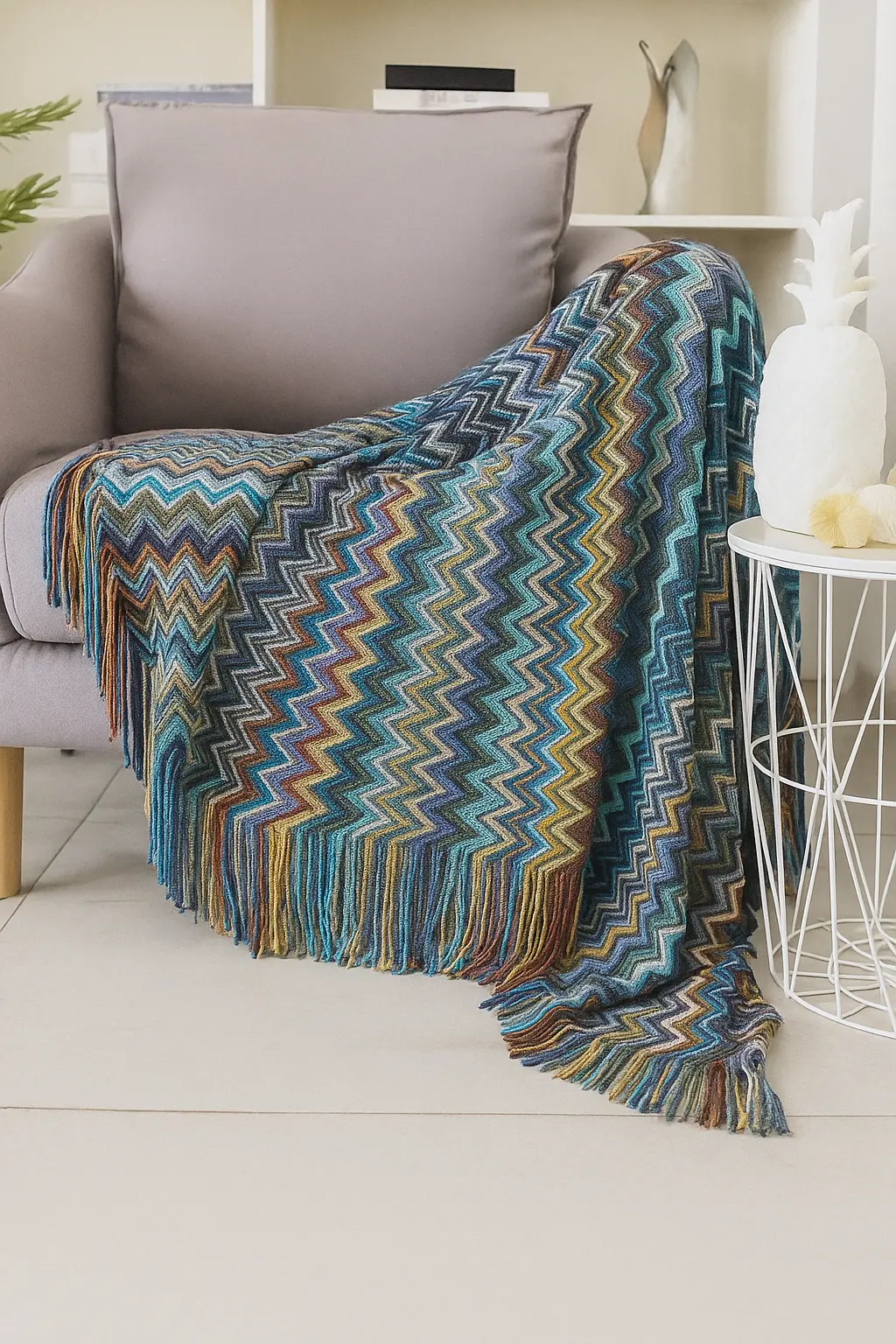 Plaid Bohème Luna Home – Couleurs vibrantes & esprit nomade Ma boutique