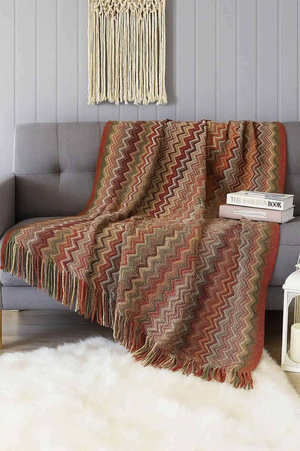 Plaid Bohème Luna Home – Couleurs vibrantes & esprit nomade Ma boutique