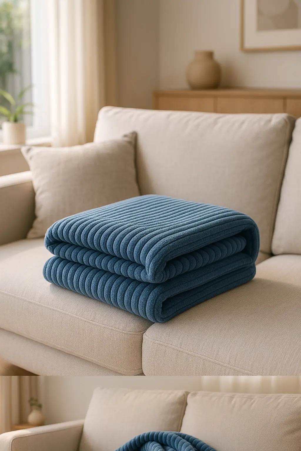 Plaid en Velours Luna Home Ma boutique