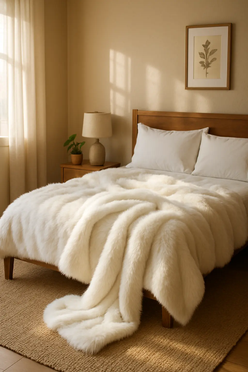 Plaid en fourrure Luna Home Ma boutique