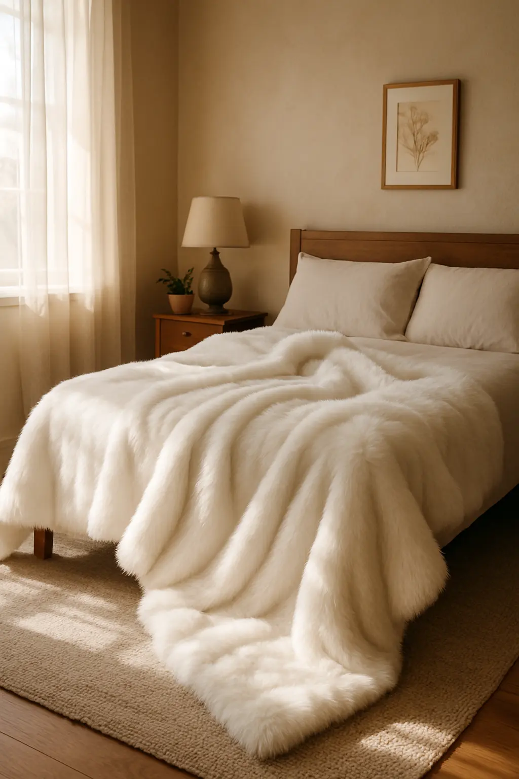 Plaid en fourrure Luna Home Ma boutique