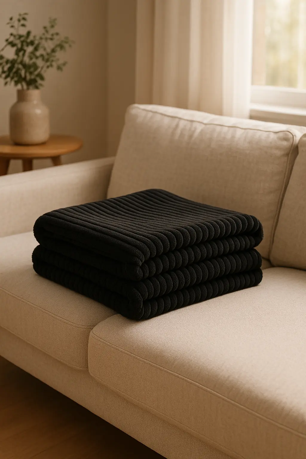 Plaid en Velours Luna Home Ma boutique